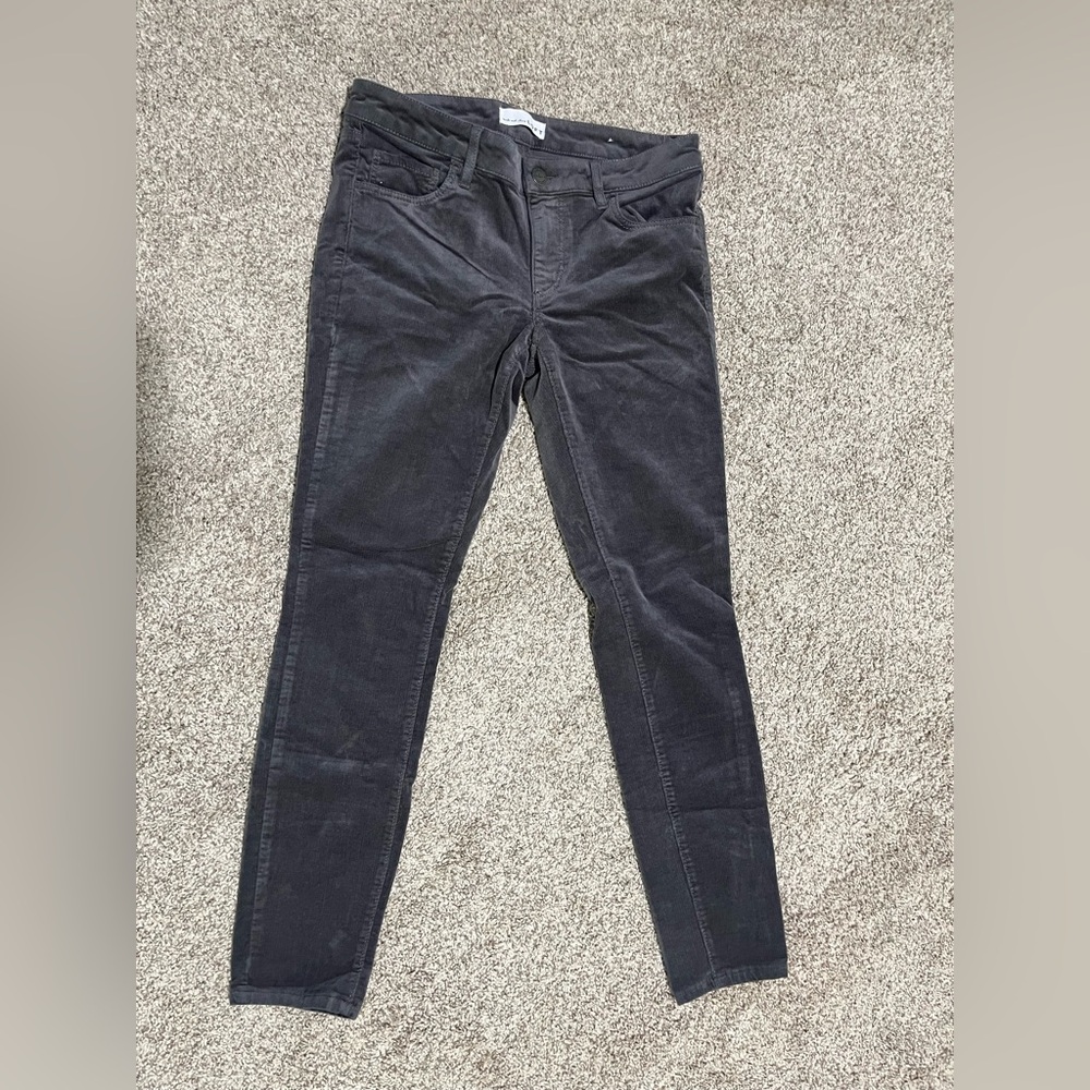 Gray Corduroy Pants